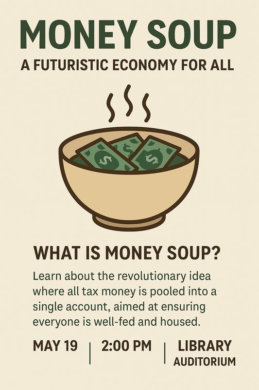 MONEY SOUP: A FUTURISTIC ECONOMY FOR ALL