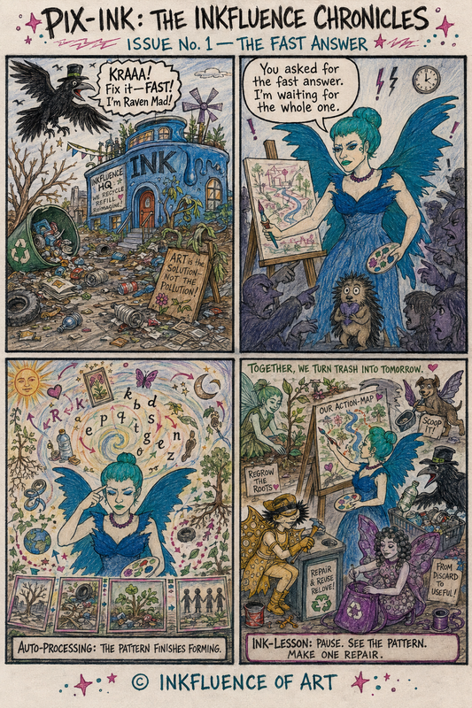 PIX‑INK: The Inkfluence Chronicles - Issue No. 1 establishes her defining power