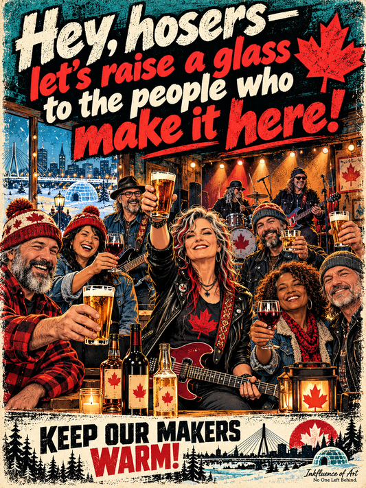 CANADA, LET’S KEEP OUR MAKERS WARM! Let’s Igloo This Out — Canadian Spirits, Canadian Spirit.