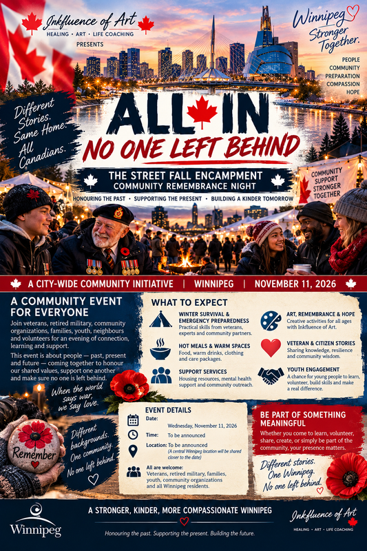 ALL IN — NO ONE LEFT BEHIND The Street Fall Encampment — Military Remembrance Night