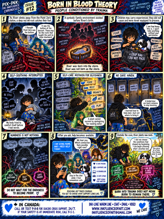 PIX‑INK: The Inkfluence Chronicles — Issue #12  Born in Blood Theory