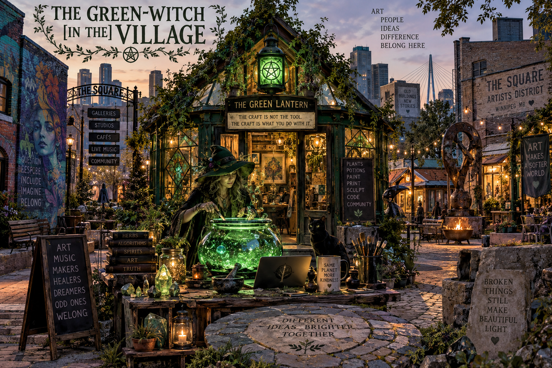 THE GREEN-WITCH [IN THE] VILLAGE From the Bubble Cauldron to the Green-Witch of the Village