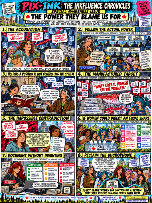 PIX-INK: The Inkfluence Chronicles Special Awareness Issue — The Power They Blame Us For