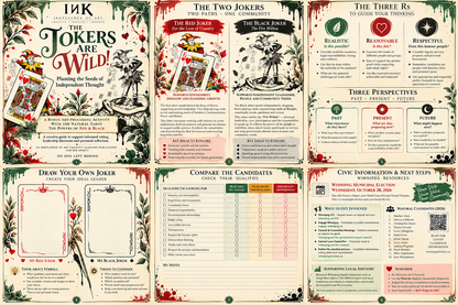 THE JOKERS ARE WILD! Your Vote. A Special Introductory Gift from Inkfluence of Art Limited Time Offer